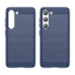 Carbon Flexible Silicone Carbon Cover Blue Kryt Samsung Galaxy S23 Plus