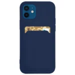 Card Silicone Wallet With Card Slot Documents Navy Blue Kryt Samsung Galaxy S21 Ultra