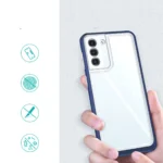 Clear 3In1 Frame Gel Cover Blue Kryt Samsung Galaxy S21 Plus