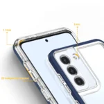 Clear 3In1 Frame Gel Cover Blue Kryt Samsung Galaxy S21 Plus