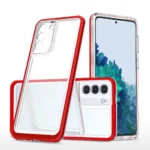 Clear 3In1 Frame Gel Cover Red Kryt Samsung Galaxy S21 Plus