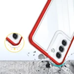 Clear 3In1 Frame Gel Cover Red Kryt Samsung Galaxy S21 Plus