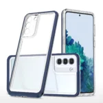 Clear 3In1 Silicone Cover With Frame Blue Kryt Samsung Galaxy S23 Plus