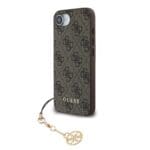 Guess 4G Charm Tone on Tone Brown Kryt iPhone 16e