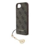 Guess 4G Charm Tone on Tone Brown Kryt iPhone 16e