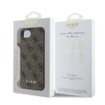 Guess 4G Charm Tone on Tone Brown Kryt iPhone 16e