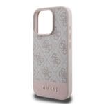 Guess PU 4G Stripe Pink Kryt iPhone 16 Pro