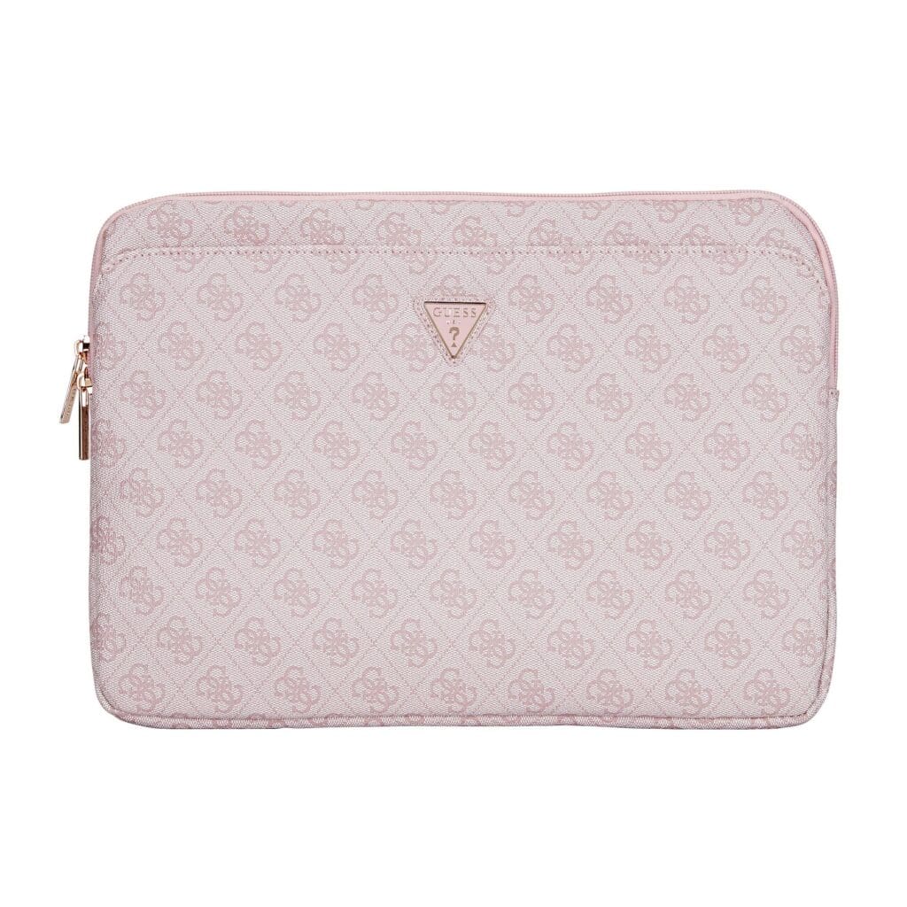 Guess PU 4G Triangle Logo Obal pro NoteBook 14" Pink