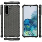 Honeycomb Armor Cover With TPU Bumper Black Kryt Samsung Galaxy S21 Plus