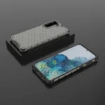 Honeycomb Armor Cover With TPU Bumper Black Kryt Samsung Galaxy S21 Plus