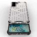 Honeycomb Armor Cover With TPU Bumper Black Kryt Samsung Galaxy S21 Plus