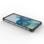 Honeycomb Armor Cover With TPU Bumper Blue Kryt Samsung Galaxy S21 Plus
