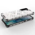 Honeycomb Armor Cover With TPU Bumper Blue Kryt Samsung Galaxy S21 Plus