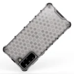 Honeycomb Armor Cover With TPU Bumper Blue Kryt Samsung Galaxy S21 Plus