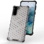 Honeycomb Armor Cover With TPU Bumper Transparent Kryt Samsung Galaxy S21 Plus