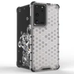 Honeycomb Armored Cover With A Gel Frame Blue Kryt Samsung Galaxy S22 Ultra