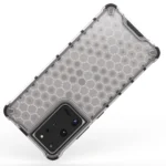 Honeycomb Armored Cover With A Gel Frame Blue Kryt Samsung Galaxy S22 Ultra