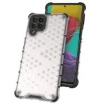 Honeycomb Armored Cover With A Gel Frame Transparent Kryt Samsung Galaxy M53