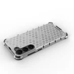 Honeycomb Armored Hybrid Cover Transparent Kryt Samsung Galaxy S23 Plus