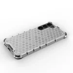 Honeycomb Armored Hybrid Cover Transparent Kryt Samsung Galaxy S23 Plus
