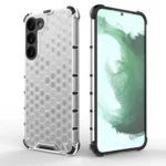 Honeycomb Armored Hybrid Cover Transparent Kryt Samsung Galaxy S23 Plus