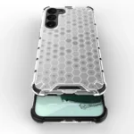 Honeycomb Armored Hybrid Cover Transparent Kryt Samsung Galaxy S23 Plus