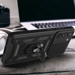 Hybrid Armor Camshield Armored Cover With Camera Cover Red Kryt Samsung Galaxy S23 Plus