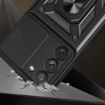 Hybrid Armor Camshield Armored With Camera Cover Blue Kryt Samsung Galaxy S23 Plus