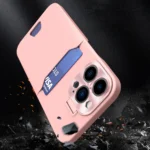 Leather Stand Card Wallet Cover With Stand Pink Kryt Samsung Galaxy S23
