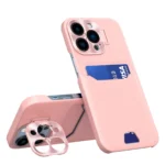 Leather Stand Ultra Cover Card Wallet With Stand Pink Kryt Samsung Galaxy S23 Ultra