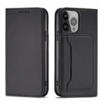 Magnet Card Ultra Flip Cover Wallet Stand Black Kryt Samsung Galaxy S23 Ultra