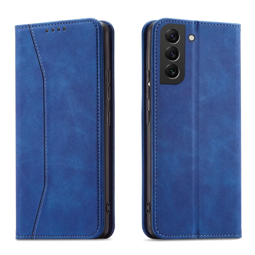 Magnet Fancy Ultra Cover With Flip Wallet Stand Blue Kryt Samsung Galaxy S23 Ultra