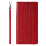 Magnet Strap Flip Wallet Mini Lanyard Stand Red Kryt Samsung Galaxy S23 Plus