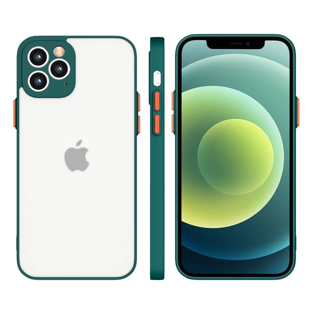 Milky Silicone Flexible Translucent Dark Green Kryt Samsung Galaxy S21 Plus