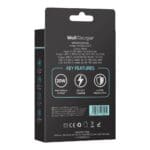 OBAL:ME Travel Charger USB-A + USB-C 20W + 2x kabel 1m White