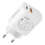 OBAL:ME Travel Charger USB-A + USB-C 20W White