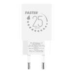 OBAL:ME Travel Charger USB-A + USB-C 25W White