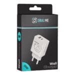 OBAL:ME Travel Charger USB-A + USB-C 25W White