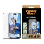 PanzerGlass Tempered Glass UWF Apple Black iPhone 16