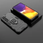 Ring Armor Armored Cover Magnetic Holder Ring Black Kryt Samsung Galaxy S23