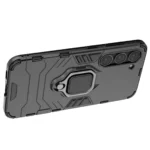 Ring Armor Armored Cover Magnetic Holder Ring Black Kryt Samsung Galaxy S23