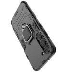 Ring Armor Armored Cover Magnetic Holder Ring Black Kryt Samsung Galaxy S23