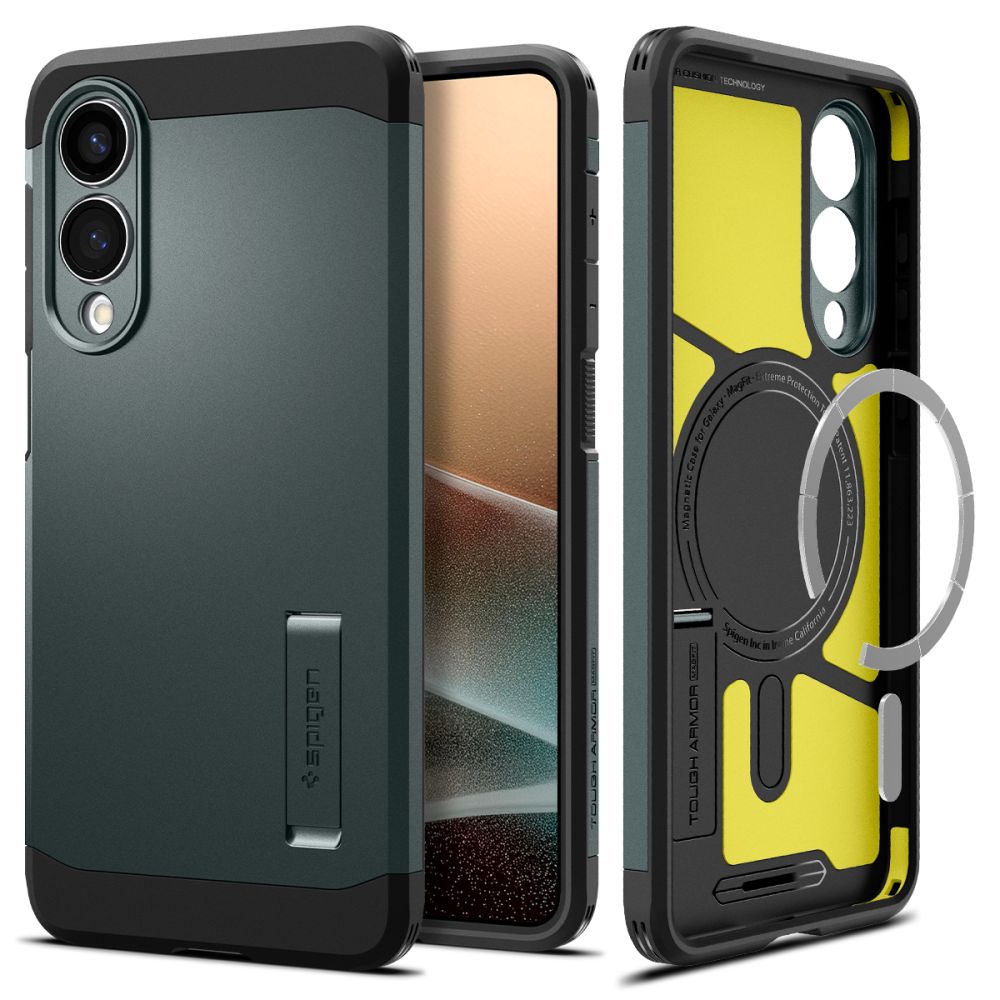 Spigen Tough Armor MagSafe Abyss Green Kryt Samsung Galaxy S25 Edge