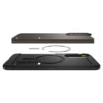 Spigen Tough Armor MagSafe Gunmetal Kryt Samsung Galaxy S25 Edge
