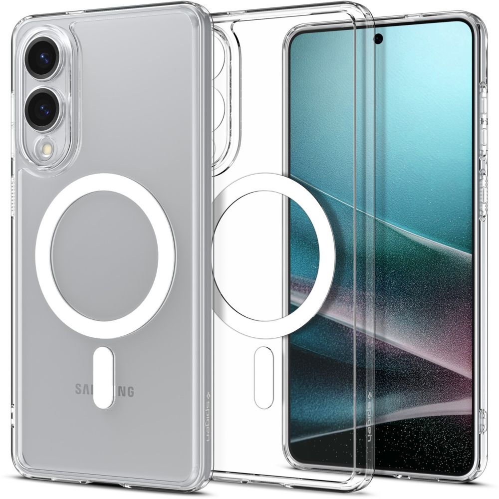 Spigen Ultra Hybrid Mag MagSafe Clear/White Kryt Samsung Galaxy S25 Edge