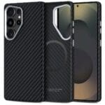 Tech-Protect Ion Carbon MagSafe Black/Silver Kryt Samsung Galaxy S25 Ultra