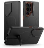 Tech-Protect Kevlar Aura MagSafe Black/Orange Kryt Samsung Galaxy S25 Ultra