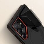 Tech-Protect Kevlar Aura MagSafe Black/Orange Kryt Samsung Galaxy S25 Ultra