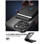 Tech-Protect Magwallet Stand MagSafe Universal Magnetic Card Holder Black