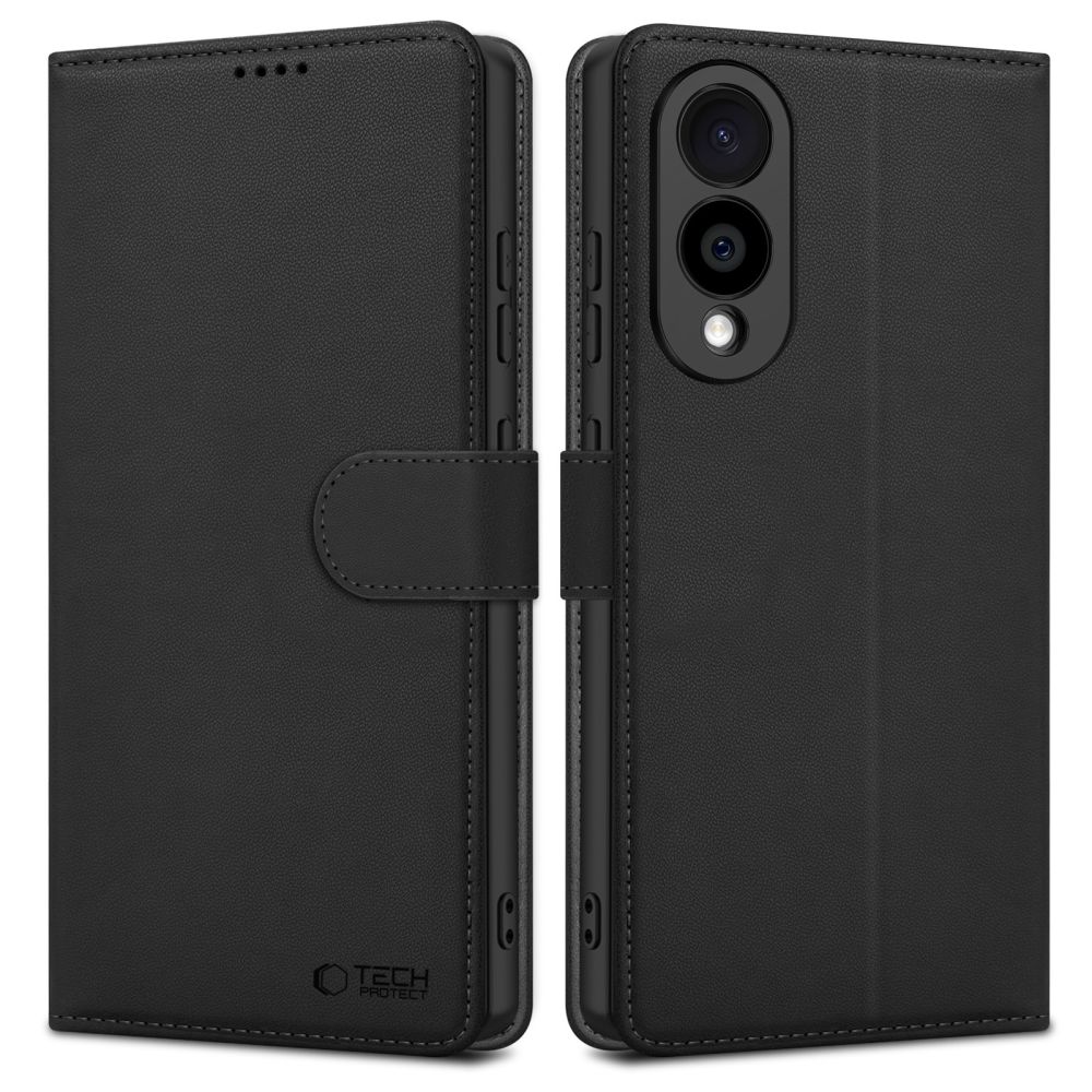 Tech-Protect Wallet Black Kryt Samsung Galaxy S25 Edge